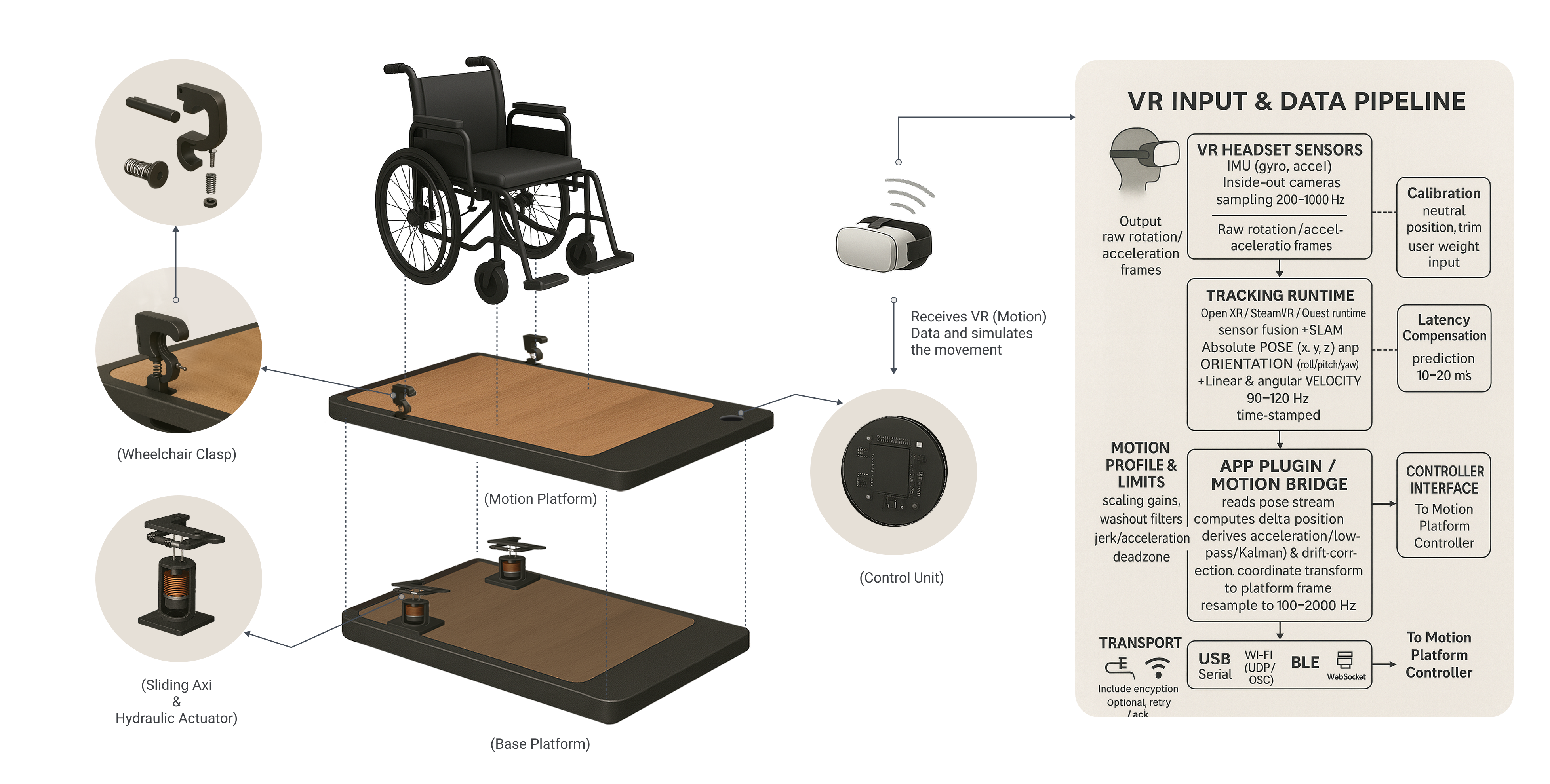 Wheelchair Simulation platform